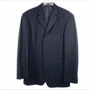 HUGO BOSS wool sport coat blazer 40 black